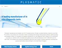 Tablet Screenshot of plasmatec.co.uk